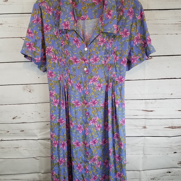 Vintage Dresses & Skirts - 3 for $15 Vintage Handmade Floral Maxi Dress